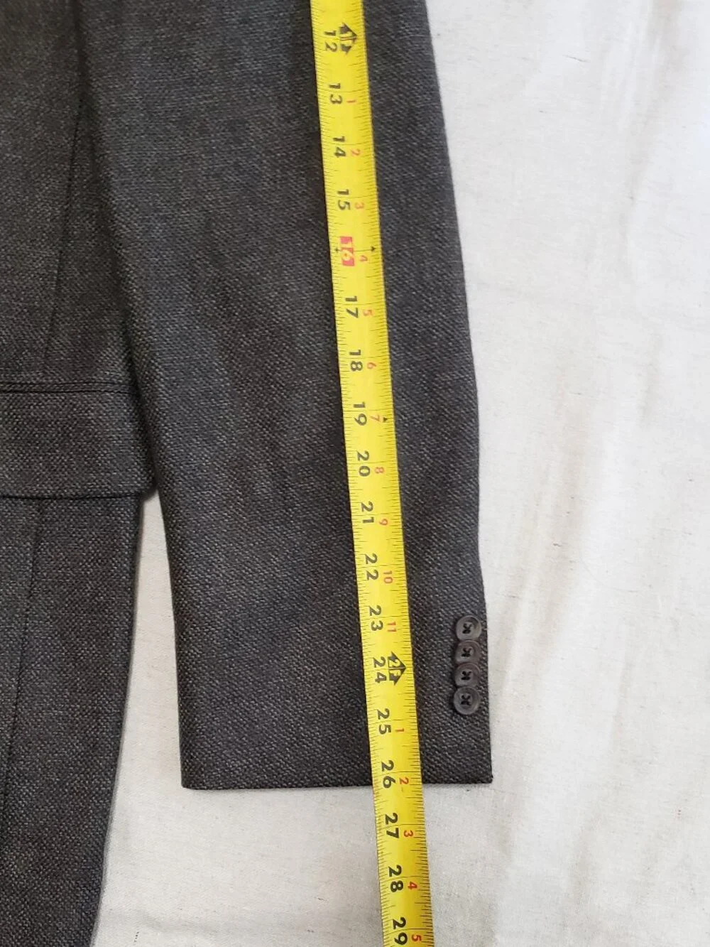 Daniel Cremieux Men's 48L Gray Tweed Wool Sports Coat Jacket Blazer Herringbone